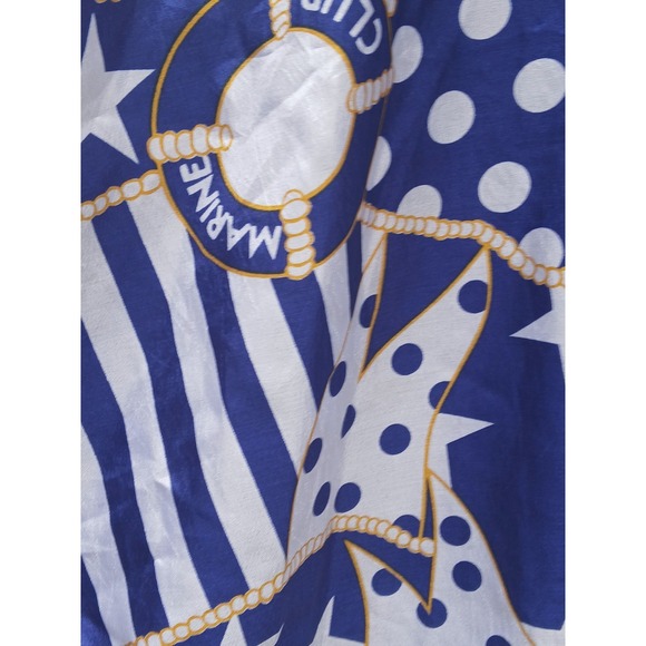 Lanvon Vintage Windbreaker Full Zip Jacket Marine Club Nautical Yacht  Womens XL - Picture 7 of 8